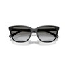 Coach Women's HC8429D Square Sunglasses, Black/Grey Gradient, 56 mm
