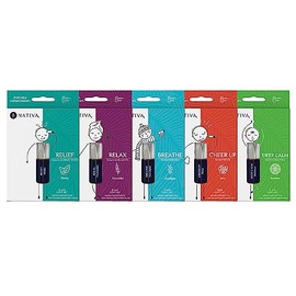 Nativa 5 | 5 PACK Roll On - Colección Completa | Aromaterapia Portable | Crea un momento de relajación y reconfortante | Aceites Esenciales 100% puros