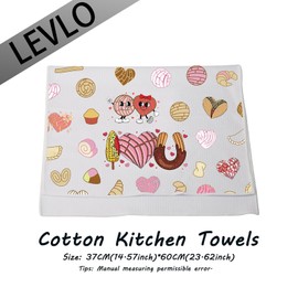 Conchas Valentine Gift for Her Conchas Kitchen Towel Dessert Baking Lover Pastel Valentines Day Merch (I Love U)