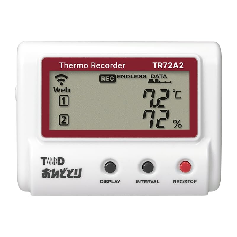 T&D TR72A2 Cloud Compatible Temperature Humidity Data Logger
