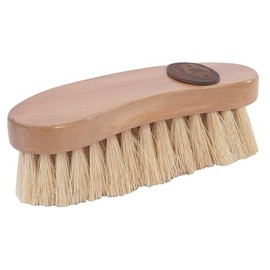 Kincade Wooden Deluxe Banana Shaped Dandy Brush, Natural