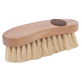 Kincade Wooden Deluxe Banana Shaped Dandy Brush, Natural