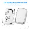 Flensent Key Fob Cover with Keychain for Lexus RX350 RX450