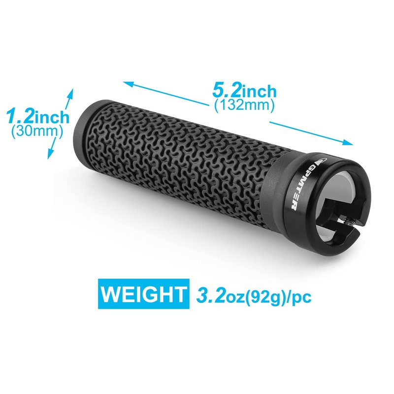 GPMTER Bike Handlebar Grips, Single Lock-on Bicycle Grips Handle Bar