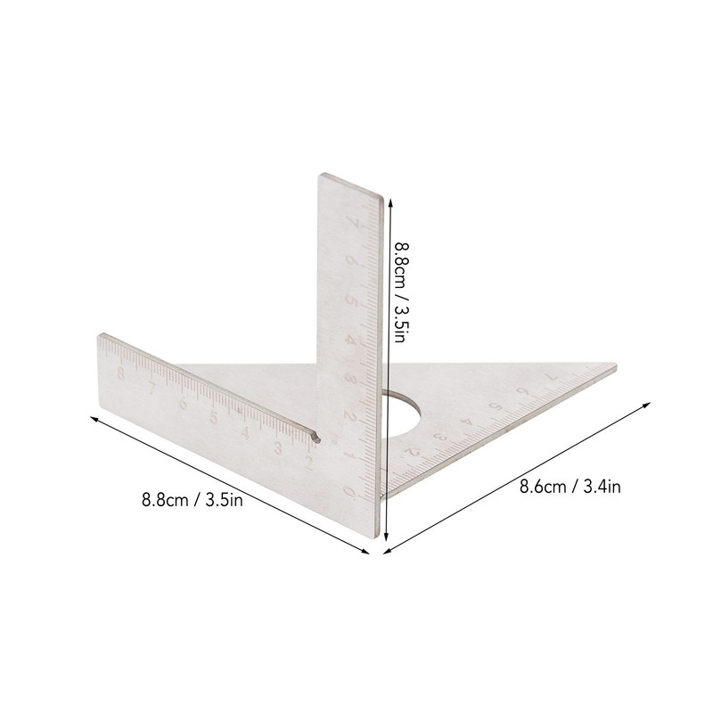 Carpenter Angle Ruler Carpentry Corner 45 90 Degree Right Angle