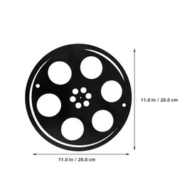 INOOMP Movie Theater Decor Metal Movie Reel Wall Art Antique Movie Reel Wall Decor Wall Art Film Reel for Studio Decor