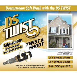 X JET M5 DS Twist Adjustable Nozzle for 7-12 GPM Pressure Washer X-Jet 8 9 10 11