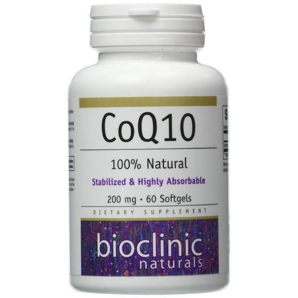Bioclinic Naturals Coq10 200mg Gel, 60 Count