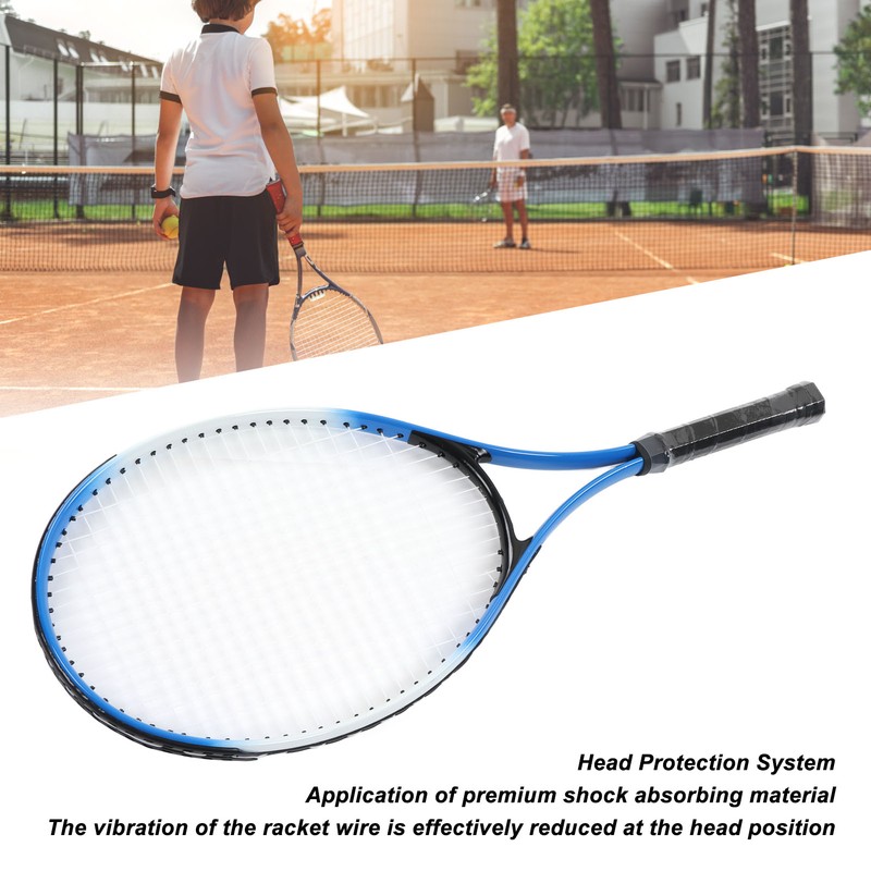 Kids Tennis Racket Shock Absorbing Aluminum Alloy Frame Training Tennis