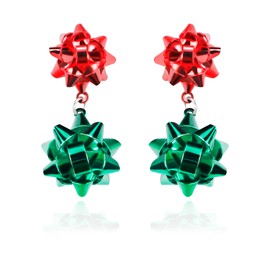 Bow Earrings for Women Trendy New Year Jewelry Dangle Earrings for girls Christmas Present Earrings As Holiday earrings Gifts for her as festival statement earrings