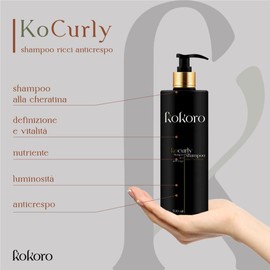 KOKORO - KOCurly Shampoo - Professional Anti-Frizz Shampoo for Curly Hair - 500 ml