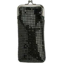 clásico Luxuriant - anteojos de sol y anteojos de sol de malla metálica, Negro, Regular