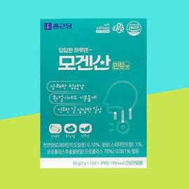Chong Kun Dang Mogen Mint Flavor 60 Packets Propolis Powder / 종근당 모겐산 민트맛 60포 프로폴리스 분말