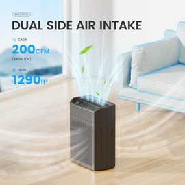 Air Purifiers for Smoke Large Room, Cover Up to 1690 Sq Ft,Black