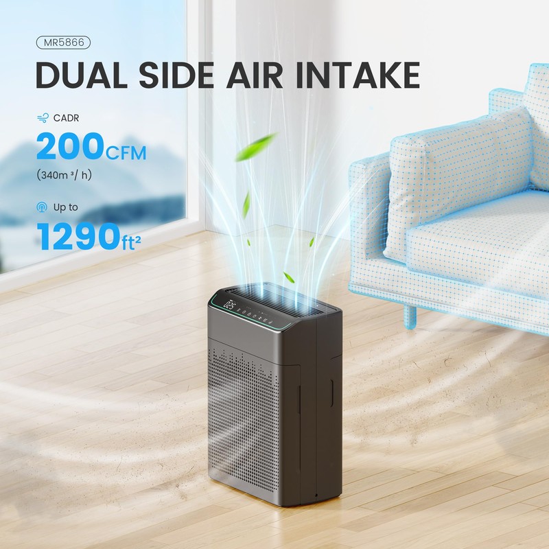 Air Purifiers for Smoke Large Room, Cover Up to 1690