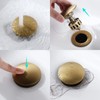 KAIYING Pop Up Drain, Bathroom Sink Drain Stopper with Overflow,
