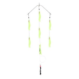 Clarkspoon Mini Spreader Bar - 8" | Spanish Mackerel Bluefish Bonito Nearshore (Neon Green)