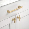 Asidrama 10 Pack 5 Inch(128mm) Champagne Bronze Cabinet pulls Kitchen