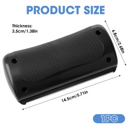 EBQOSK Ergonomic Pet Deshedding Brush, Efficient Hair Removal Tool for Dogs & Cats, Comfort - Grip Grooming Accessory to Reduce Shedding & Loose Fur