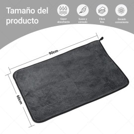 2pzs Trapo Toalla Grande Microfibra Secado Autos Paño Seco