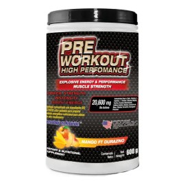 Pre Entreno F&NT Mango Durazno 600g Fórmula Energética Deportiva