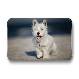 West Highland Terrier Westie Dog Rectangular Fridge Magnets 6 x 4 cm/01