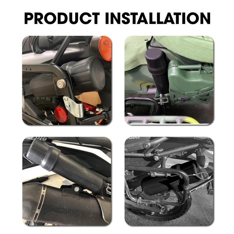 Marsrut Waterproof Motorcycle Tool Tube Holder: Universal Off-Road Document Storage