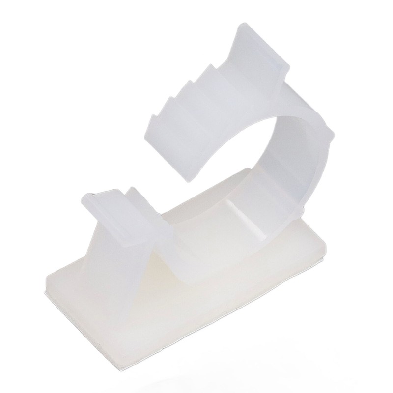 100Pcs Cable Management Clip Adjustable Adhesive PA66 Nylon Cord Organizer