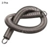 sourcingmap 1.2mmx14mmx300mm Manganese Steel Extension Tension Springs Black 2pcs