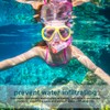 WHALE Comfortable Scuba Diving Mask Goggles Glasses Silicone Head Strap