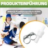 10mm Diameter Check Valve with Clamping Straps for Washing Machines,