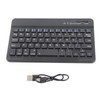 Mini Bluetooth Keyboard Black Mini 7‑Inch Portable 59‑Key Computer Accessories
