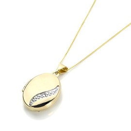 9ct Gold Oval Locket/Pendants/Pendant