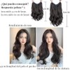 Extensiones Clip Invisible Onduladas, Juego de 2 Piezas (45cm y