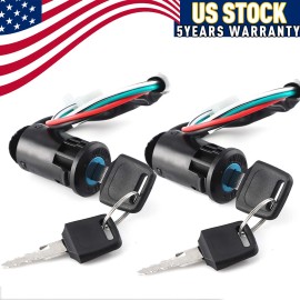 Gearzaar 2 Set gnition Switch Key For Chinese Quad ATV 90cc 110cc 125cc 50cc TaoTao Sunl