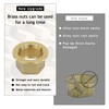 Rackickyer Bathroom Sink Drain, 2 Pack Gold Drain Stopper with
