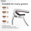 Aroma Professional Guitar Capo Trigger Tension Adjustable with Guitar Bridge