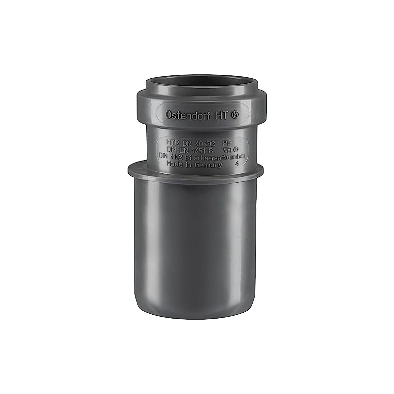 Ostendorf HTsafe 171710 Reduction DN 40/32 mm HT Pipe Grey