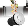 Tiiyee Garbage Disposal Button,Air Switch Scrap Automatic Self Lock Button