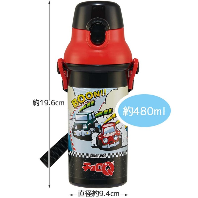 Skater PSB5SANAG-A Choro Q Water Bottle, 16.9 fl oz (480