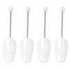 Enwye 4 Pcs Plastic Shoe Trees for Men,Adjustable Spiral Spring