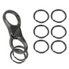 Nujvnuj 8-in-1 Quick Release Keychain Set - Heavy Duty Zinc