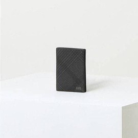 Daks (신세계센텀점)DBWA5E094BK  25SSEDINBURGH PVC블랙 체크 가죽 슬림지갑 (DBW) 25SSEDINBURGH PVC Black Check Slim Wallet