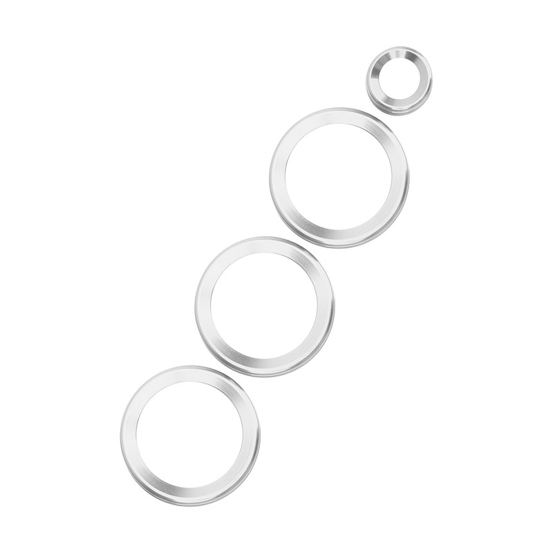 4Pcs A/C Knob Ring Trim Volume Adjuster Decor Fit for