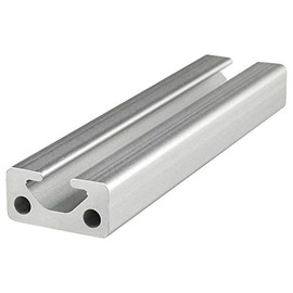 8020, 25-2514, 25 Series 25mm x 12.5mm T-Slotted Aluminum Extrusion Extruded DIY One Mono Channel Linear Slot Bar Rail 80/20 (Clear Anodize, 1830mm Long)