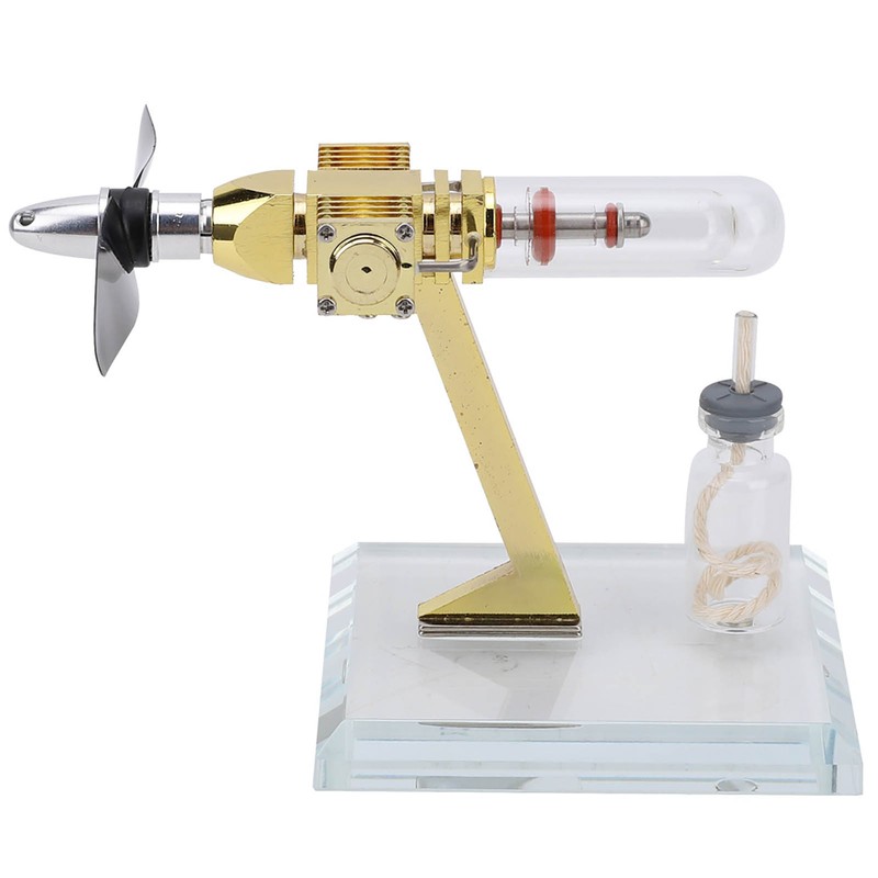 Hot Air Stirling Engine Model Aircraft Propeller Science Experiment Teaching