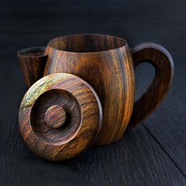 Brilliant Piece Of Hand Crafting, Haryali London Classic Wooden Shaving MUG for Hot Water Traditional Old Style Shave. by Haryali London