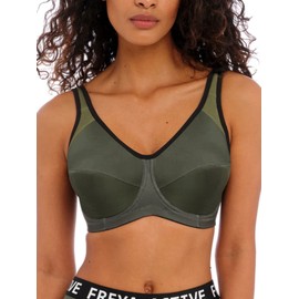 Freya Women's Core Underwire Sports Bra, Khaki, 28E