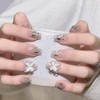 XUZOO 24 Pcs Nail Tips, 3D Nails, Short and Long,