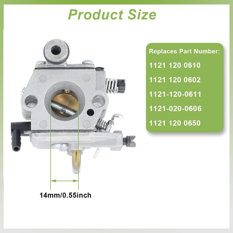 ZAMDOE Carburetor for stihl 024 026 PRO MS260 MS240 MS260